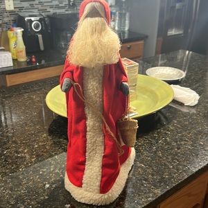 Unique folk art Santa.